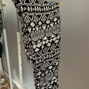 Suzy Sheir Tribal Print Pants